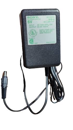 Ac-d4hg Sony A/c Adaptor Used In Various Models Output 6vdc 700ma