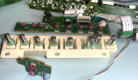 1-689-360-12 Sony Hcd-fc8 User Pushbutton Display And Circuit Board Assembly