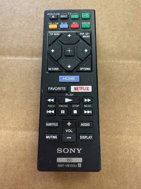 Rmt-vb100u Sony Original Bd Blu-ray Remote Control Batteries