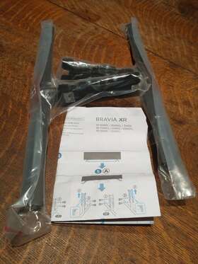 Xr55x90cl Sony Sb1 504470901 Bravia Tv Models Xr55x90l Etc. - Stand Legs With Manual. New