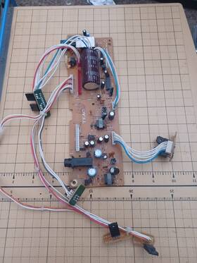 91552493-00 Tascam Tm-d1000 Power Supply Board And Regulators/tested Ok/read Description