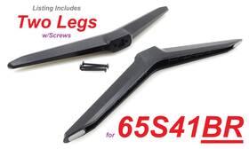 65s41br Tcl 65s11 Pre-owned Stand Legs With Screws
