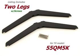55qm5k Tcl A00137 Pre-owned Stand Legs With Screws