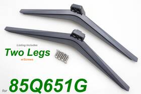 85q651g Tcl A02882 Pre-owned Stand Legs With Screws / A02883