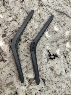A02901-0 Tcl A029010 55q651g Tv Stand Legs With Screws Hb75