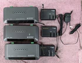 Mrf-350rfs Urc Mrf-350i Lot Of 3 Mrf-350i/mrf-350rfs Rf Base Station And Rfx-250i/rfx-250 O704