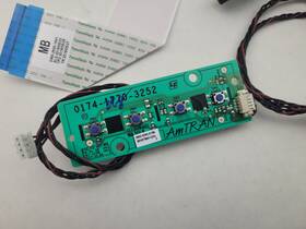 0174-1770-3252 Vizio 56624 D32h-g0 Power Button Board Remote Sensor/led Cables