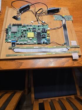 Vizio 672587044007 E48-c2 Lwzqsgar Serial Complete Led Tv Repair Parts Kit