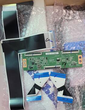 Hv650qubf72 Vizio V655-j04 T Con Board With Lvds Cables 44-9890037 47-6060024