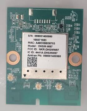 48dhsm20.0ga Vizio Wcbn4503m098 For E55-d0 E40-d0 Wifi Board Module Wcbn4503m 098001400980