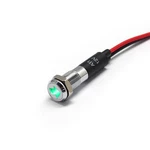 Alpinetech PL8MS 8MM 12V Led Signal Indicator Dash Light Chrome Bezel. Fixed Price $5.95.