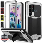 Shockproof Aluminum Gorilla Glass Metal Case For Samsung Galaxy S24ULTRA S23 S22. Fixed Price $24.80.