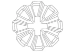 Genuine Mitsubishi Wheel Alloy 40300W150P. Fixed Price $508.38.