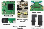 Vizio 65 Tv Complete Board & Speaker Set TD.MT5691.U757 / SHG7501A-116E HV6. Fixed Price $159.95.