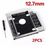 2X 2ND Sata Hard Drive Bay Caddy 12.7MM For Lenovo Thinkpad Dell Hp Samsung Sony. Fixed Price $20.38.
