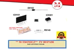 Repair Kit For Vizio Power Supply ADTVD3613XA6 Missing 5V And 24V Fuse Ok. Fixed Price $18.99.