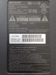 Parts For Sharp Tv Model LC-42D85U. Fixed Price $15.00.
