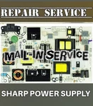 Repair Service For 193861 Power Supply / Led Board Sharp LC-50N6000U. Fixed Price $64.99.