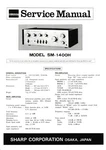 Service Manual Guide For Sharp SM-1400. Fixed Price $13.04.