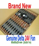 Delta AFB0824H 80X80X25MM Fan High Speed 3000 Rpm 3-INCH 24V 0.12A. Fixed Price $12.99.