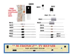 Philips 32PFL3506/F7 BA01F2F0102 A17FGMPW Repair Kit. Fixed Price $12.99.