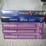 Sony Prism Blank Sealed Vhs Video Cassette Tape High Grade T-120 Lot Of 5 New. Fixed Price $19.00.