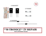 Samsung UN40C6500VF UN46C6400RF / UN46C6300SF BN44-00356B Repair Kit. Fixed Price $13.95.