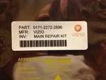 Vizio Main Board Repair Kit For 0171-2272-2896. Fixed Price $19.99.