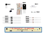 Emerson LE190EM3 LE220EM3 A21N0MPW-001 BA21N0F0102 Repair Kit. Fixed Price $12.00.