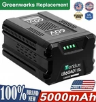 60V 5.0AH Replacement For Greenworks Pro Battery LB6051 LB604 LB602 B6025. Fixed Price $79.99.