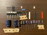 Pioneer SX-3800 Power Supply Board Rebuild Kit Capacitor Upgrade Recap Set. Fixed Price $40.00.