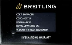 Breitling Colt Skyracer X74320E4/BF87 Swiss Watch 2-YEAR Certificate Warranty. Fixed Price $44.10.