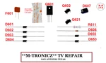 Emerson LF391EM4A Power Supply BA4AT0F0102 A4AT0021 Repair Parts Kit. Fixed Price $13.99.