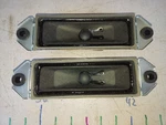 22JJ85 Pair Of Sony Speakers, 1-826-042-11, Ohm 10 Watt, 8-1/4" X 2-1/8", Vgc. Fixed Price $11.95.