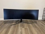 Samsung CHG90 49" Curved Qled Gaming Monitor LC49HG90DMNXZA 144HZ 32:9 1MS. Fixed Price $450.00.