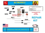Repair Kit For Magnavox 43ME345V / F7 Power Supply BA4DV2F0102. Fixed Price $16.99.