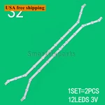 2PCSLED Strip For Samsung UE32H5303 UE32EH5005 UN32FH5203 UE32EH5000 LM41-00001S. Fixed Price $17.10.