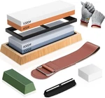 Knife Sharpening Kit - 400/1000 3000/8000 Grit Weldon Whetstone Sharpener Set. Fixed Price $26.95.