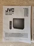 Jvc Color Television User's Guide For Models AV36050 AV36020 AV32050 AV32020. Fixed Price $19.00.