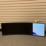 Samsung 49INCH Qled Curved Gaming Monitor LC49RG90SSNXZA - As Is. Fixed Price $115.95.