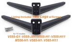 New Vizio V585-H11 V555-H11 M556-H1 V555-J01 Tv Stand Legs W/screws P34T3582. Fixed Price $34.95.