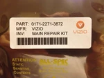 Vizio Main Board Repair Kit For 0171-2271-3872 3647-0432-0150. Fixed Price $18.99.