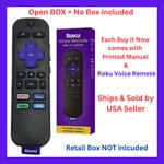 Roku Voice Remote Netflix Disney+ Hulu Sling RC-AL7 3226000838 Aaa Open Box. Fixed Price $24.95.