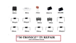 Sanyo FW40D36F (serial ME2) Power Supply BA5G27G0201 Repair Kit. Fixed Price $18.99.