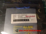 Sharp Power Supply Repair For DPS-165HP RUNTKA848WJN1 (official Kit). Fixed Price $19.99.