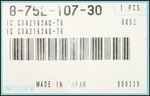Pcs New And Genuine Sony 8-752-107-30 Ic CXA2163AQ-T6 CXA-2163 Sealed Parts. Fixed Price $15.00.