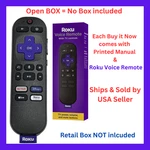 Roku Voice Remote Netflix Disney+ Apple Tv+ Channel RC-GZ1 3026000112. Fixed Price $24.95.