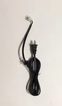 Sansui Tv Power Cord For Model SLEDVD244 Black - 5 Ft. Long Oem. Fixed Price $6.00.