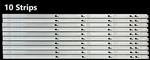 Sony XBR-65X810C Strips Full Set (10) SVY650A22-REV01-6LED. Fixed Price $30.00.