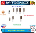 Vizio M70-C3 Power Supply 09-70CAR080-00 1P-1151800-1012 Repair Kit. Fixed Price $17.99.